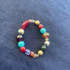 New Colourful Hand Made Stretch Beaded Bracelet